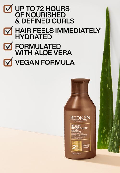 REDKEN - All Soft Mega Curls Shampoo - 300ml