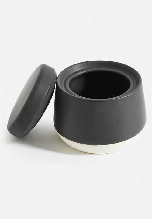 Urchin Art - Sugar Bowl - black