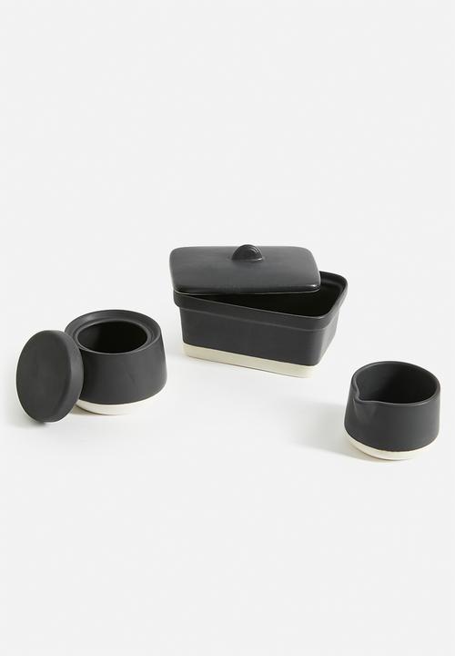 Urchin Art - Sugar Bowl - black
