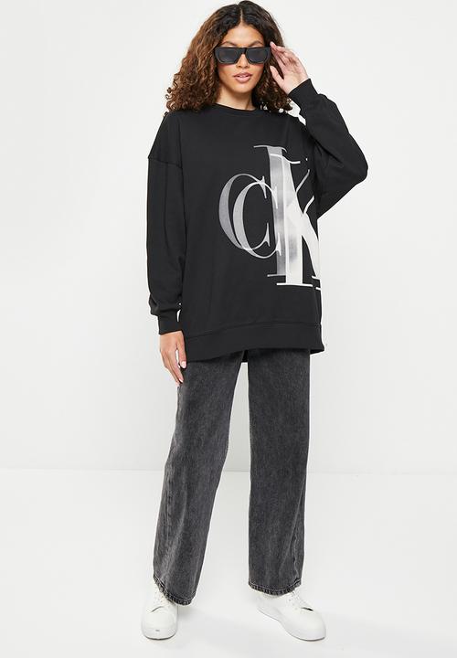 Calvin Klein - Lightbox CK sweatshirt - ck black