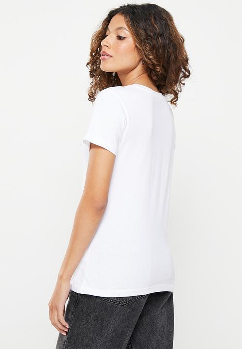 Calvin Klein - 2 Pack monogram slim tee - bright white