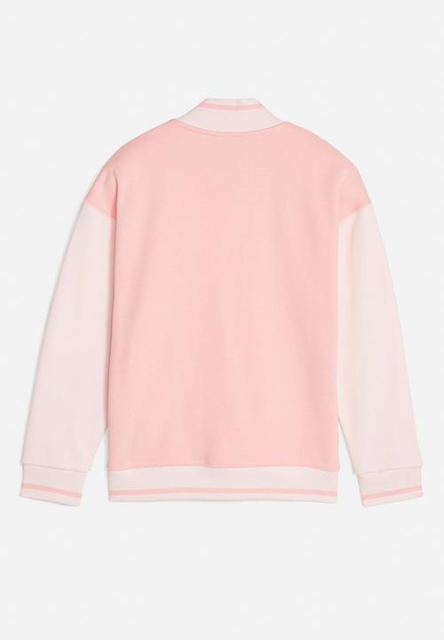 PUMA - Classics sweater wthr bomber jacket g - peach smoothie