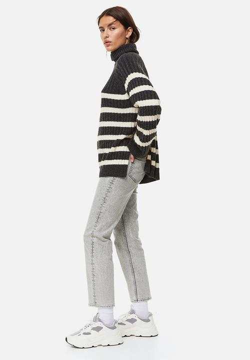H&M - Slim regular ankle jeans - light grey
