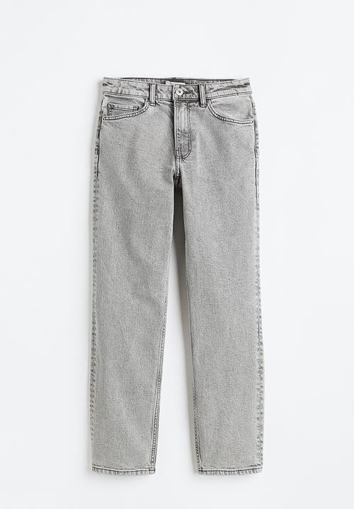 H&M - Slim regular ankle jeans - light grey