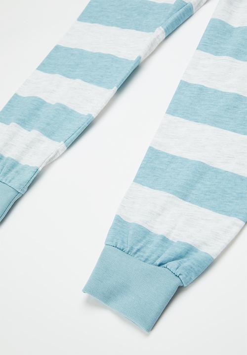 Pop Candy - Boys pj set - blue & grey