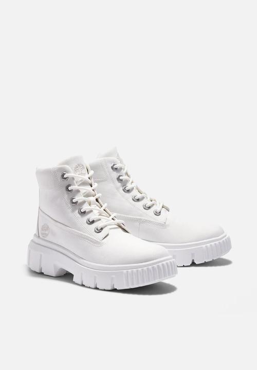 Timberland - Greyfield fabric boot - white