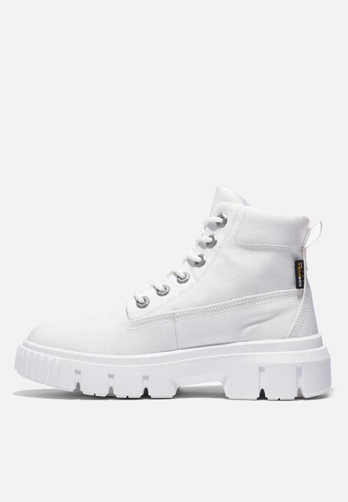 Timberland - Greyfield fabric boot - white