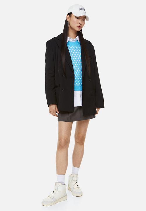 H&M - Hole-knit jumper - blue