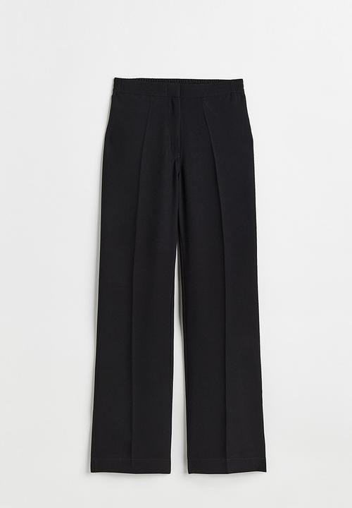 H&M - Straight trousers - black