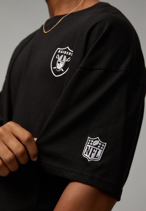 Factorie - Oversized NFL T-shirt - lcn nfl black/raiders gothic