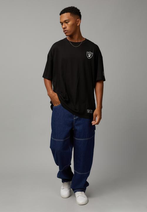 Factorie - Oversized NFL T-shirt - lcn nfl black/raiders gothic