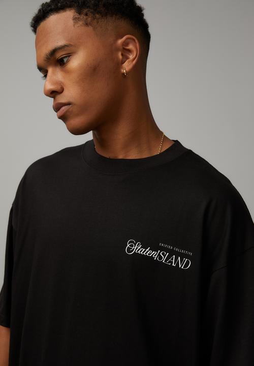 Factorie - Box fit unified T-shirt - black/staten island