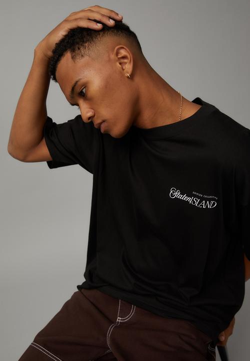 Factorie - Box fit unified T-shirt - black/staten island