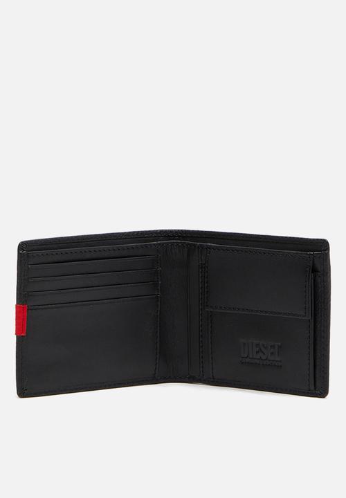 Diesel  - Hissu flag bi-fold coin s wallet - black