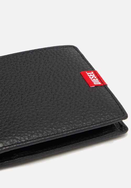 Diesel  - Hissu flag bi-fold coin s wallet - black