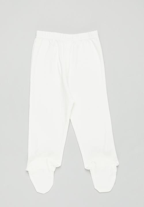 Pop Candy - Footed leggings - white