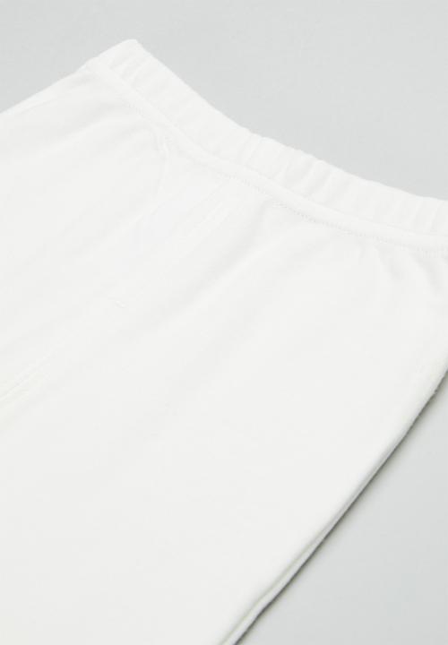 Pop Candy - Footed leggings - white