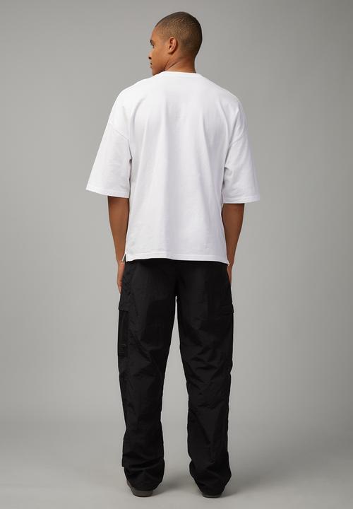 Factorie - Utility nylon trackpant - black