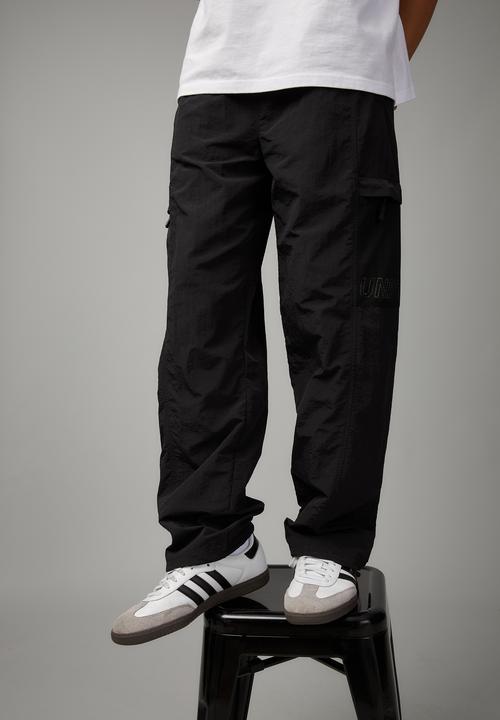 Factorie - Utility nylon trackpant - black