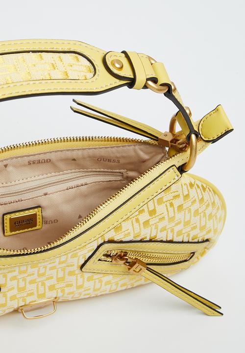 GUESS - Belle vintage tp zip shldr bag - lemon logo
