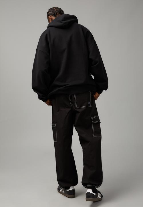 Factorie - Relaxed utility pant - black