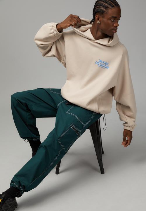 Factorie - Relaxed utility pant - vibrant teal