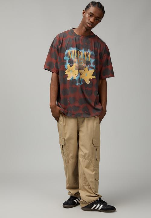 Factorie - Baggy rip stop cargo pant - bark