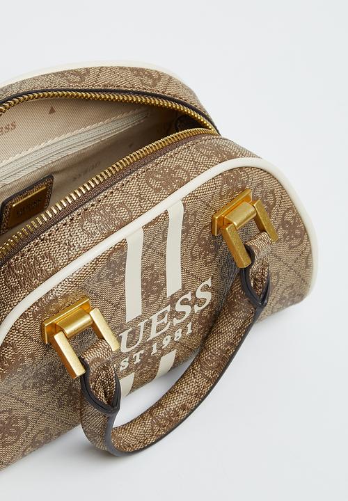 GUESS - Mildred mini bowler - latte logo
