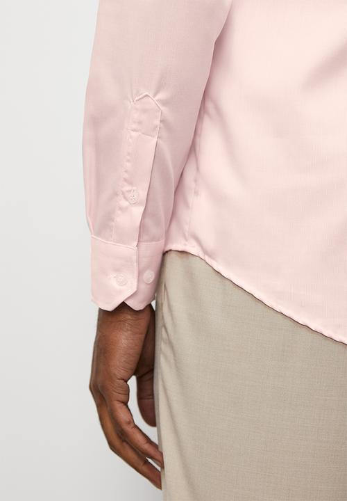 Superbalist - Stripe slim fit l/s shirt - pink