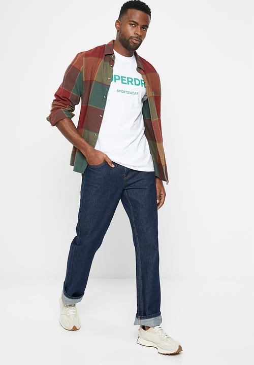 Superdry. - Code core sport tee - optic
