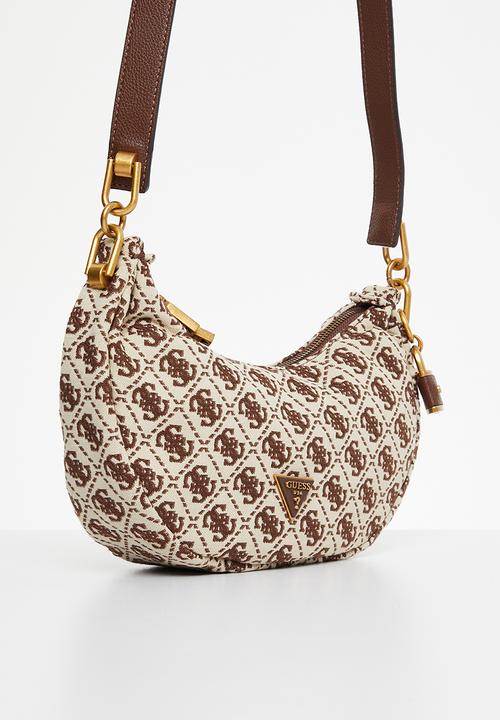 GUESS - Shemara mini hobo - brown logo