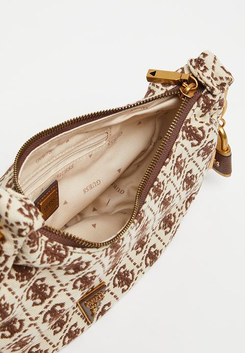 GUESS - Shemara mini hobo - brown logo