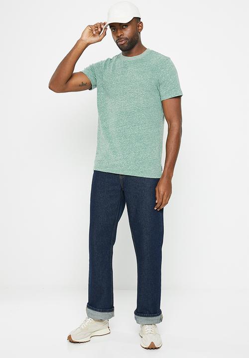 Superdry. - Vl emboss tee - the falls road green snowy