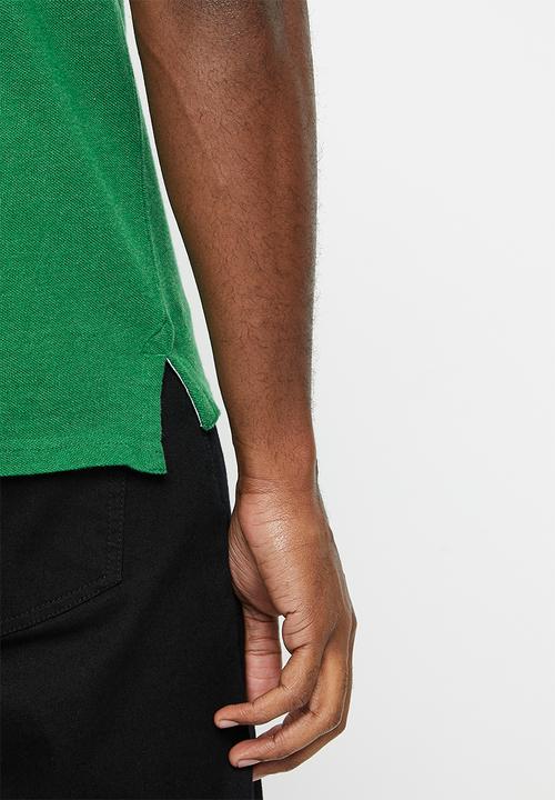 Superdry. - Classic pique polo - field green marl