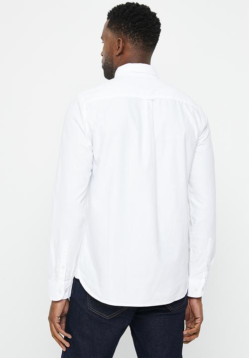Superdry. - Vintage washed oxford shirt - optic