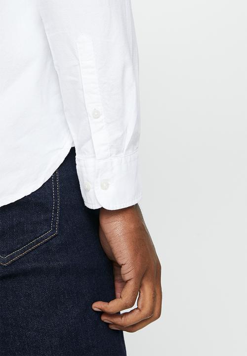 Superdry. - Vintage washed oxford shirt - optic
