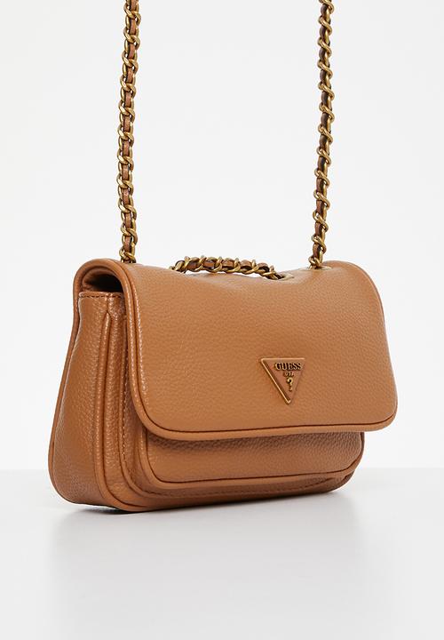 GUESS - Becci mini cnvrtble xbody flap - cognac