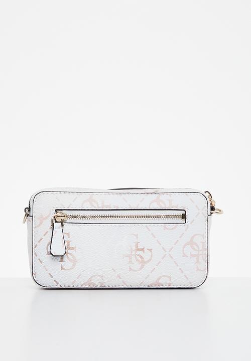 GUESS - Rea mini crossbody camera - white ombre logo
