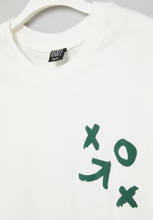 Rebel Republic - Printed tee - milk