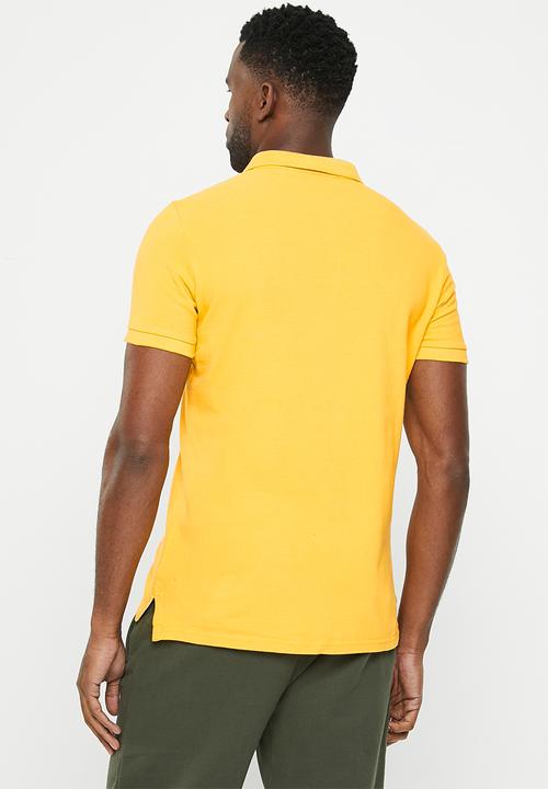 Superdry. - Vintage superstate polo - springs yellow
