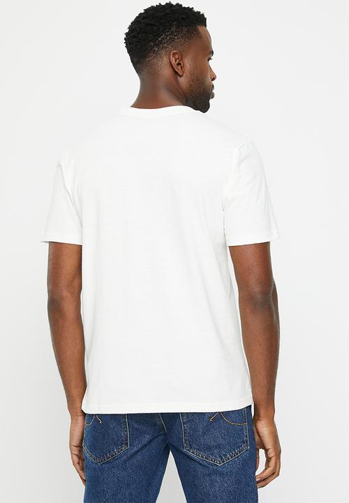 Superdry. - Vintage great outdoors tee - natural white marl
