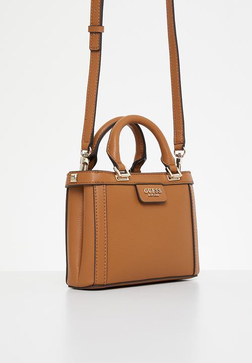 GUESS - Angy mini satchel - cognac