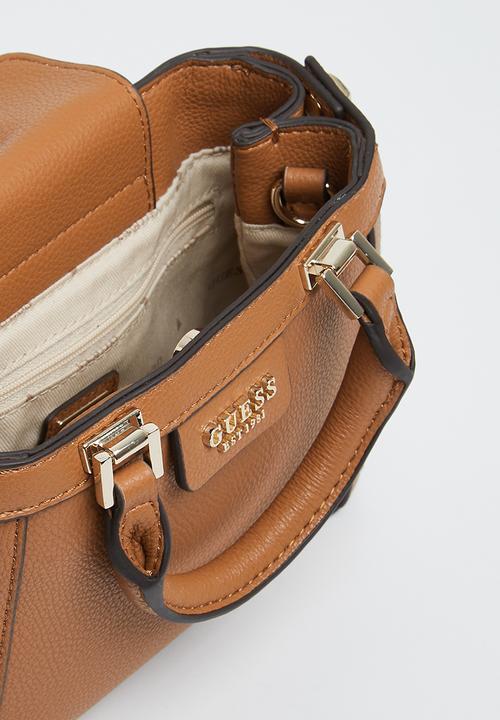 GUESS - Angy mini satchel - cognac