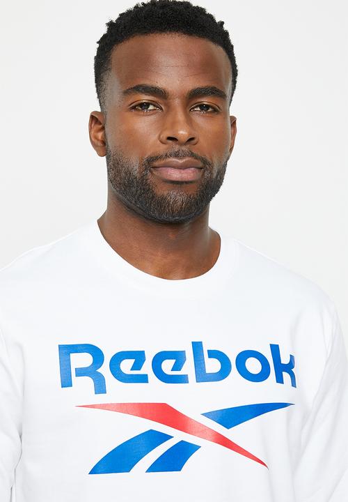 Reebok - Ri flc big logo crew - white