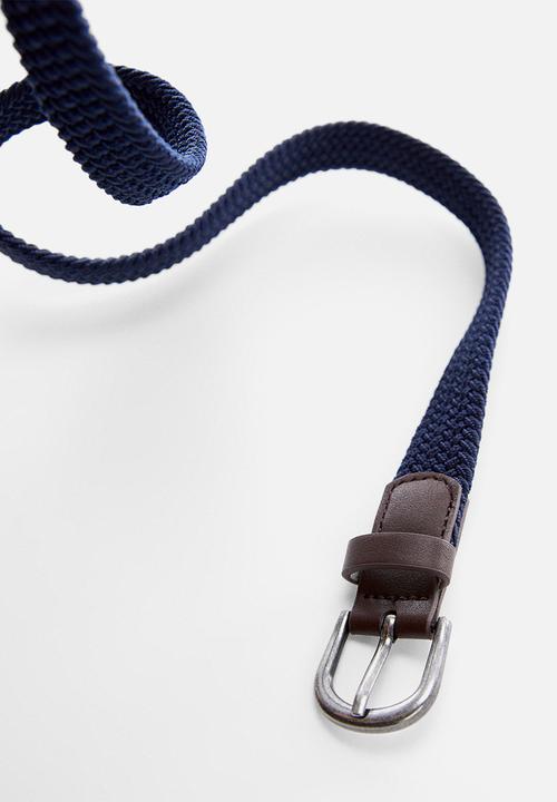 MANGO - Belt henry - navy