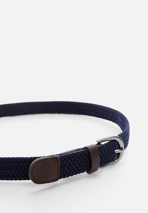 MANGO - Belt henry - navy