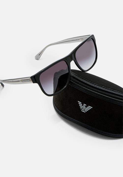 Emporio Armani - Emporio Armani 0ea4163 56 essential leisure sunglasses - shiny black