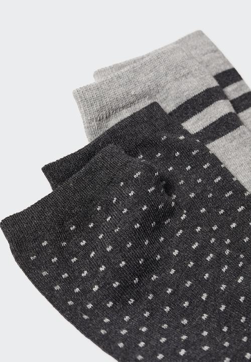 MANGO - Socks lucas - dark grey