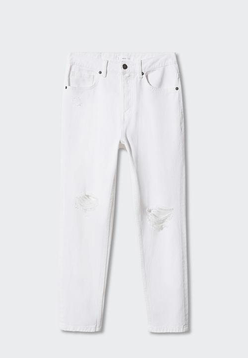 MANGO - Jeans tapfitbr - whiite