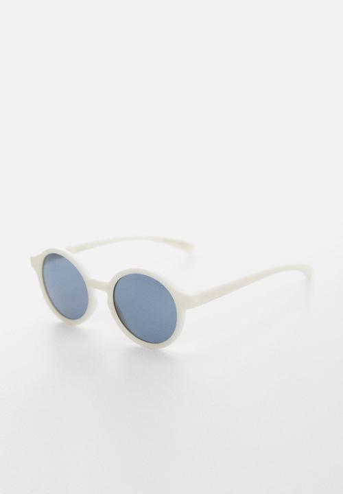 MANGO - Sunglasses round - off white